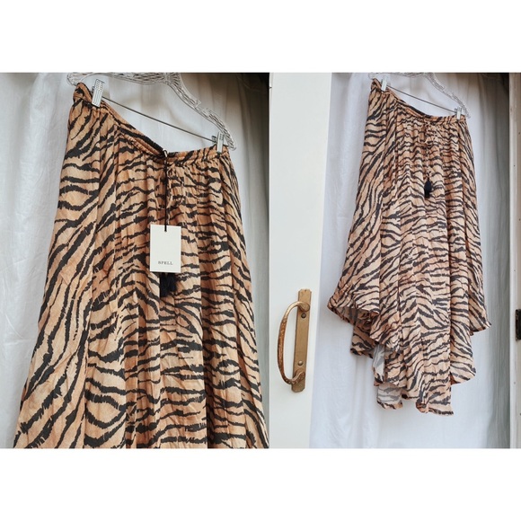 Brand New Spell Banksia Maxi Skirt in Animale XXL - Picture 4 of 16